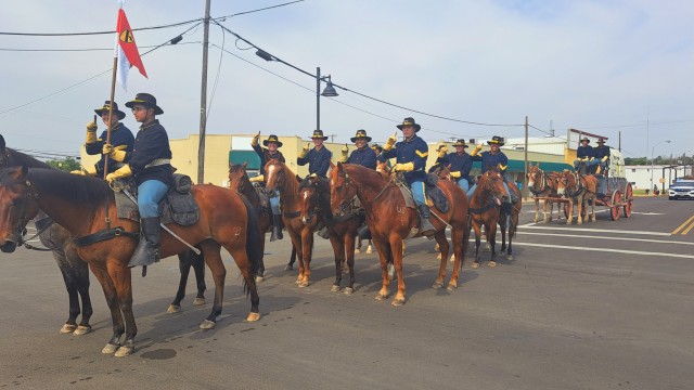 First Team mounts up for Juneteenth